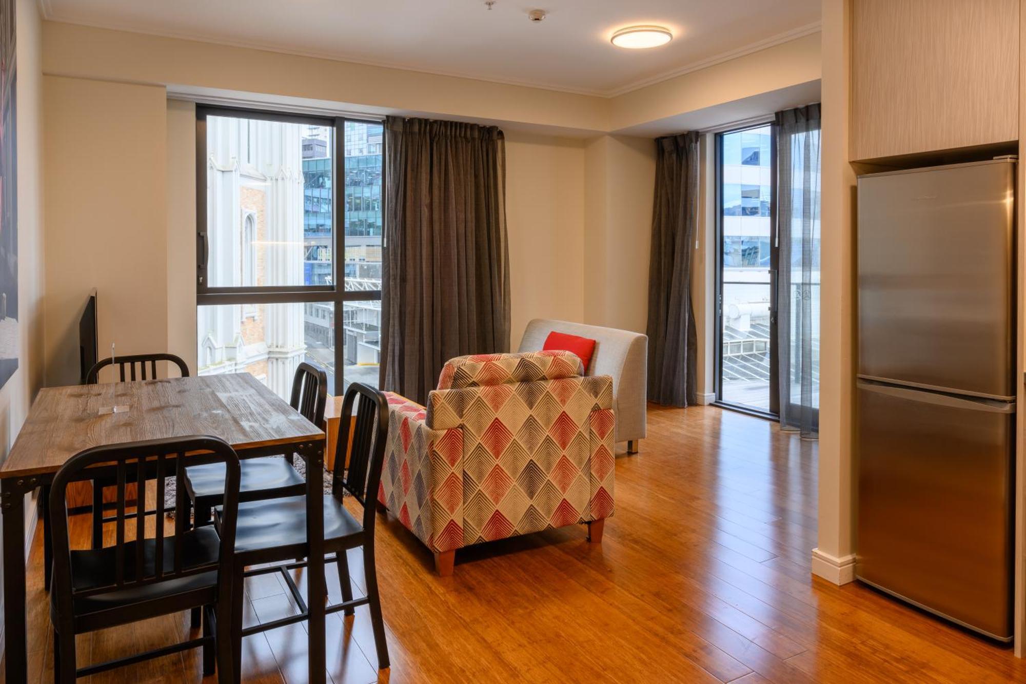 Boulcott Suites Wellington Kültér fotó A typical apartment at the University of Auckland's Tamaki Campus