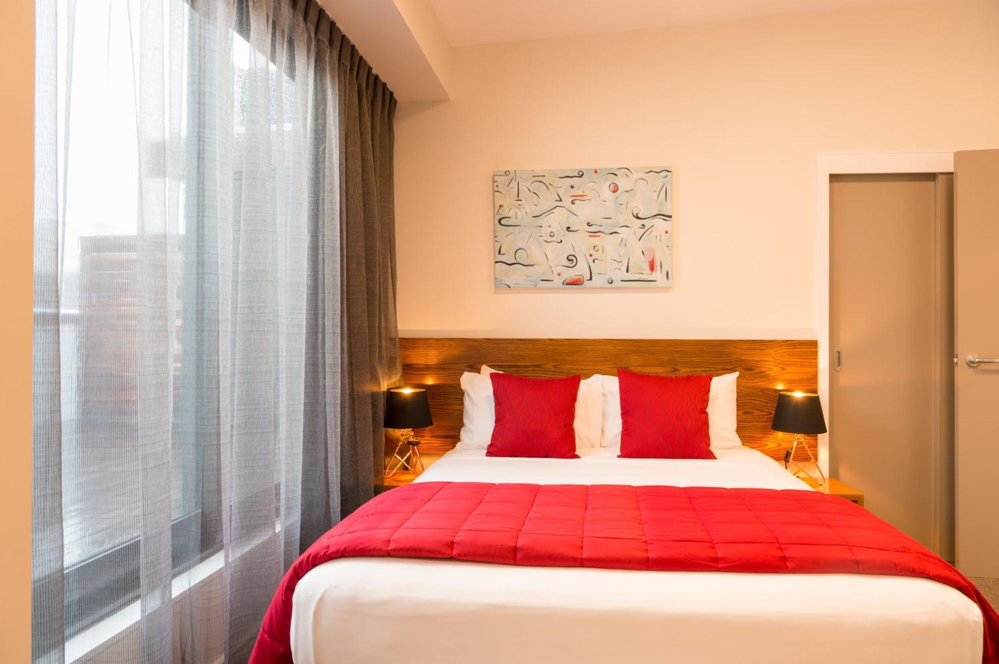 Boulcott Suites Wellington Kültér fotó A bedroom at the hotel