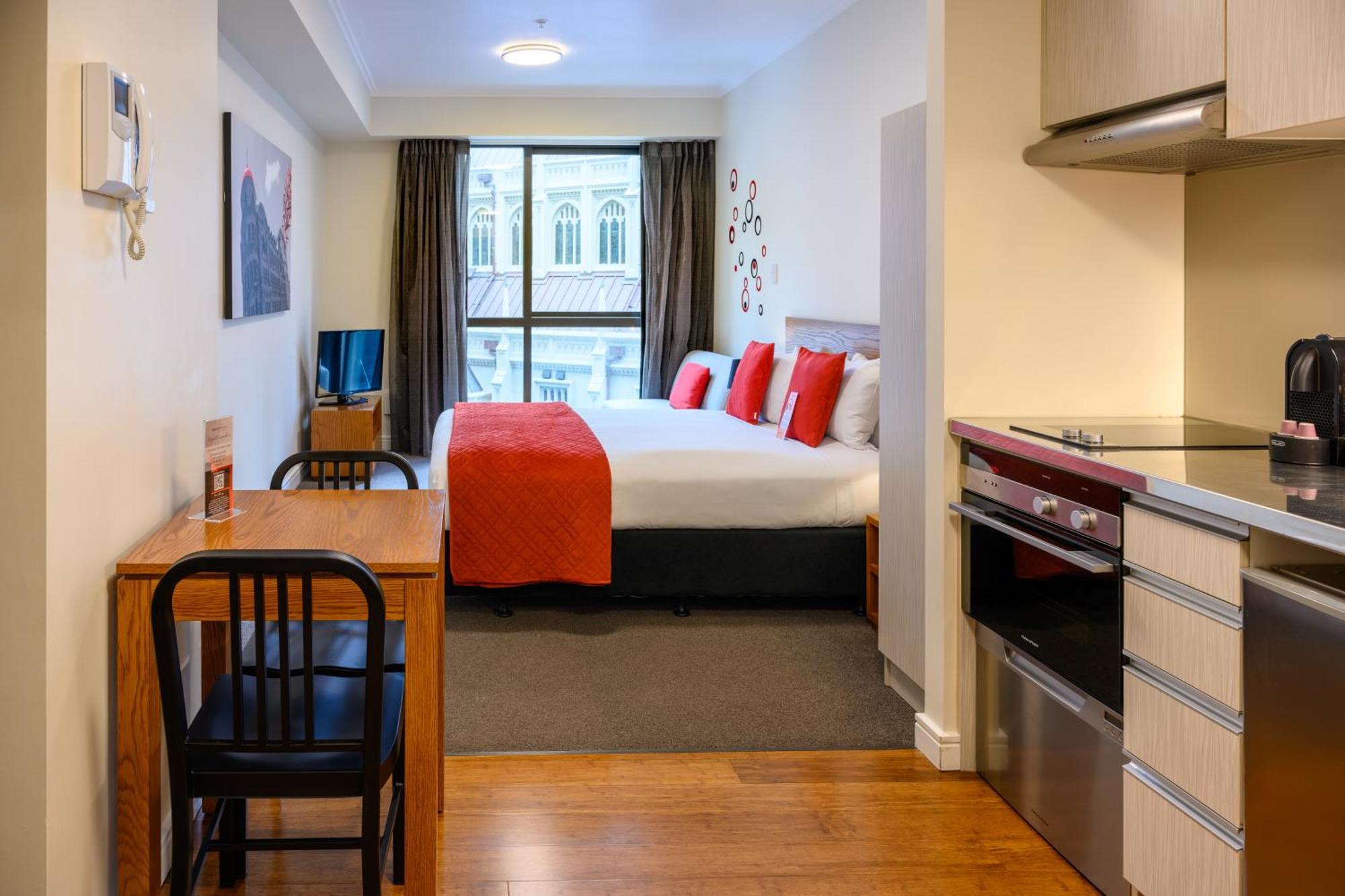 Boulcott Suites Wellington Kültér fotó A studio apartment in Auckland, New Zealand