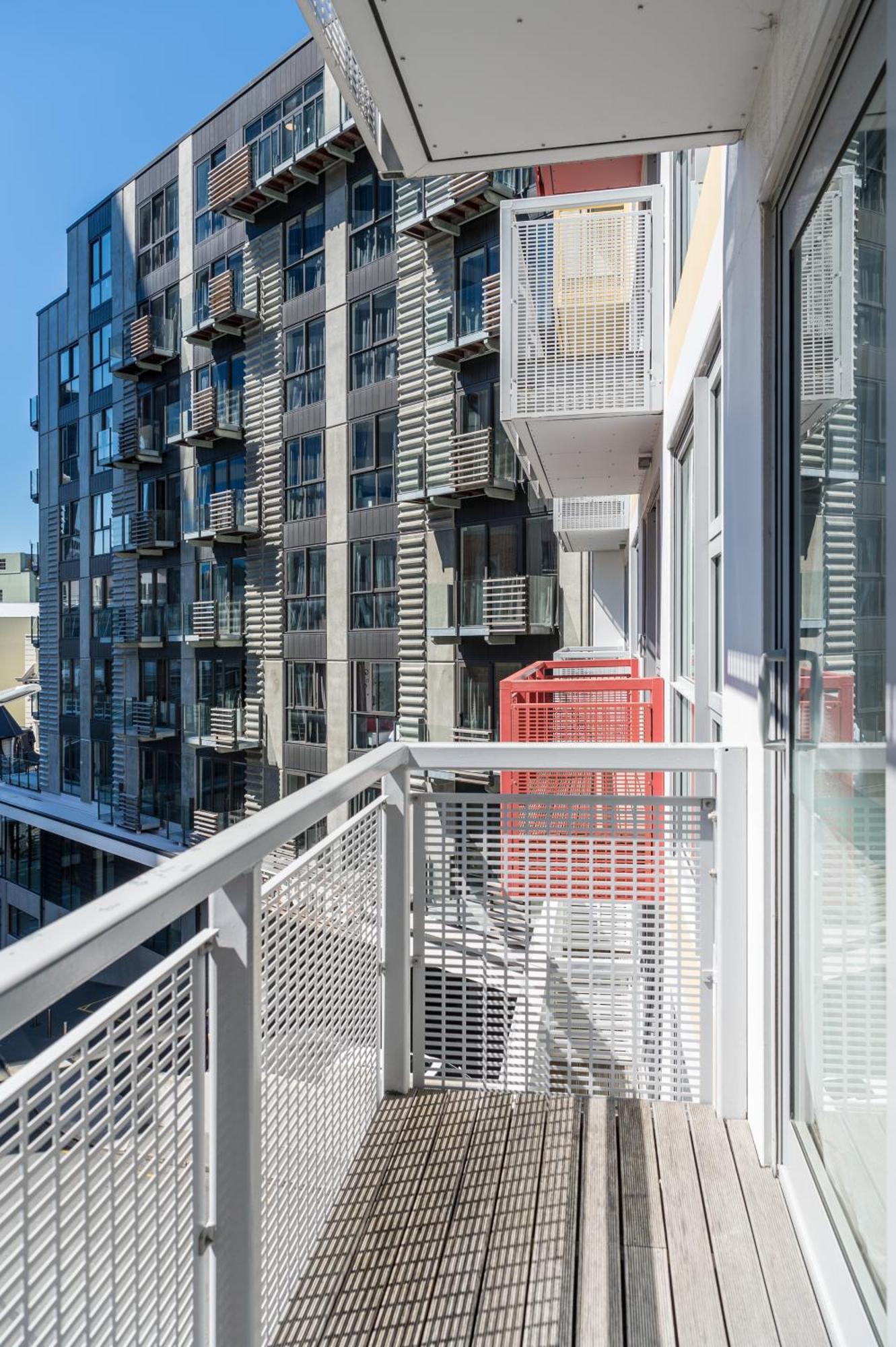 Boulcott Suites Wellington Kültér fotó A balcony
